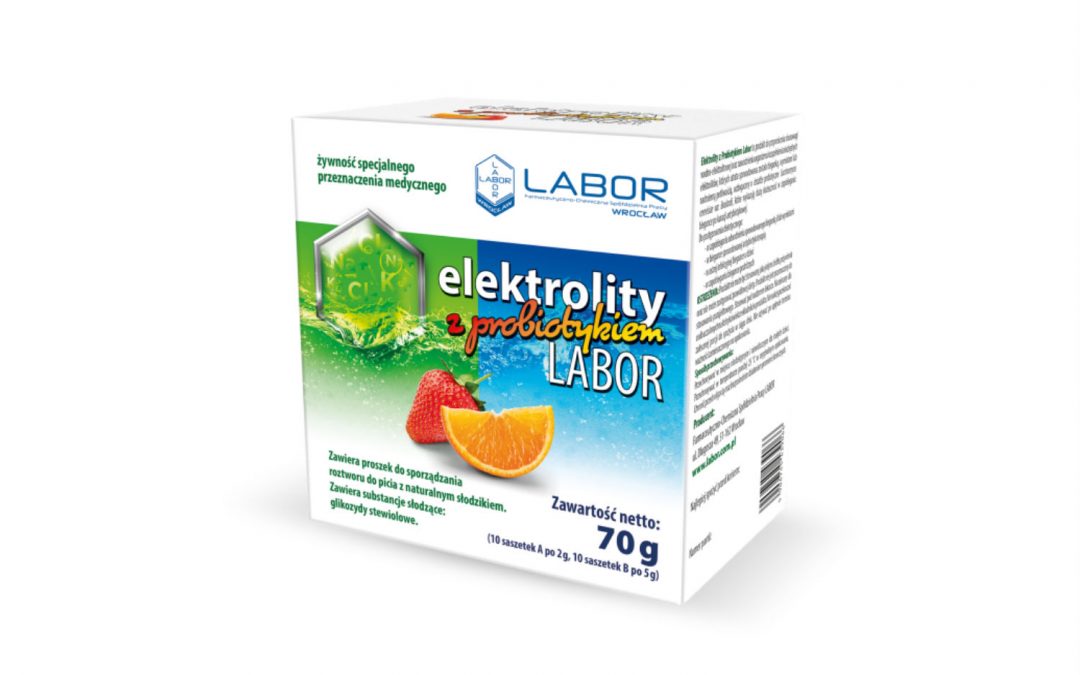 Electrolytes with probiotic Labor
