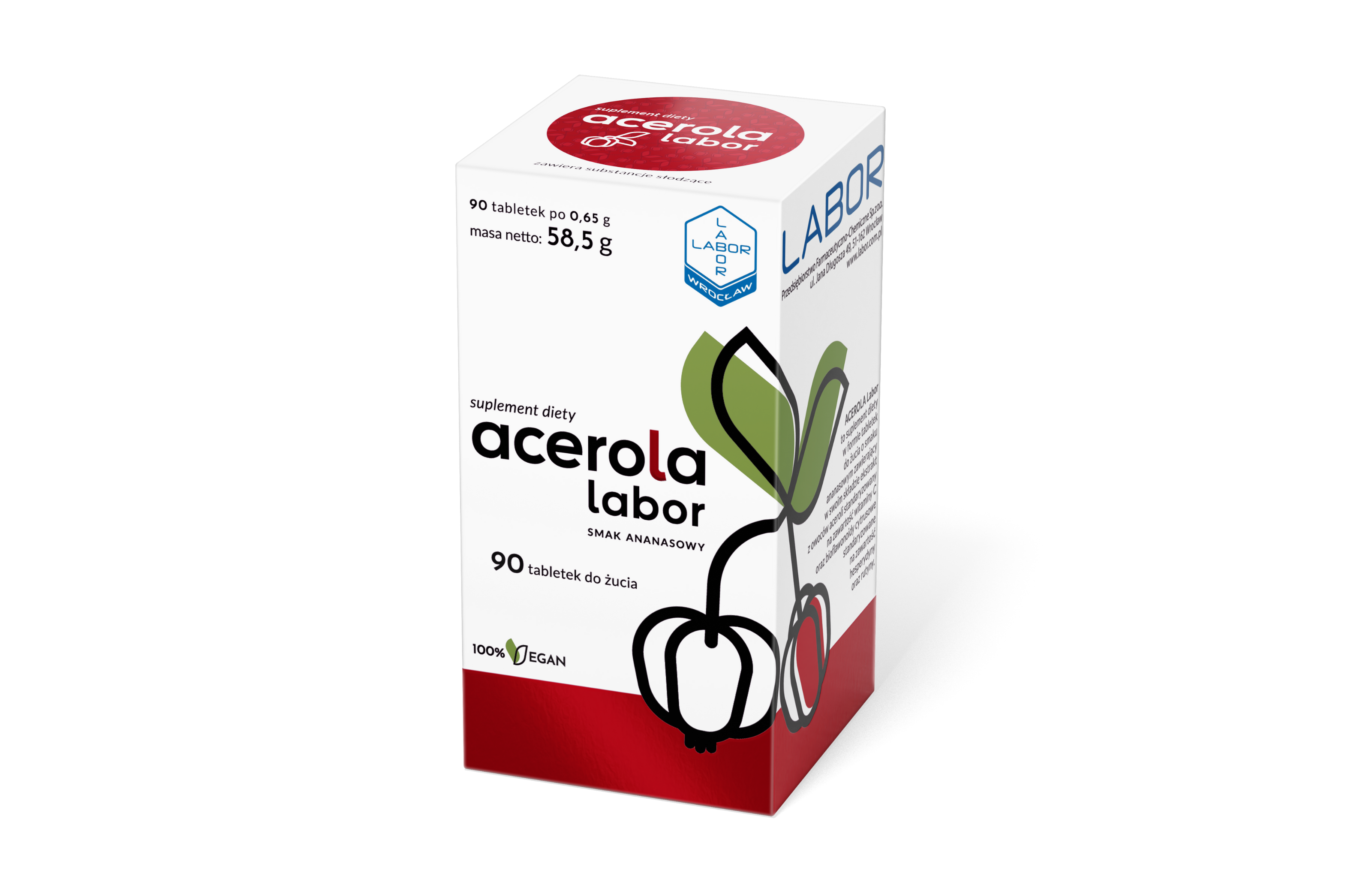 Acerola Labor with pineapple flavour