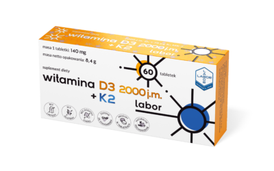 Vitamin D3 2000 j.m. + K2 LABOR